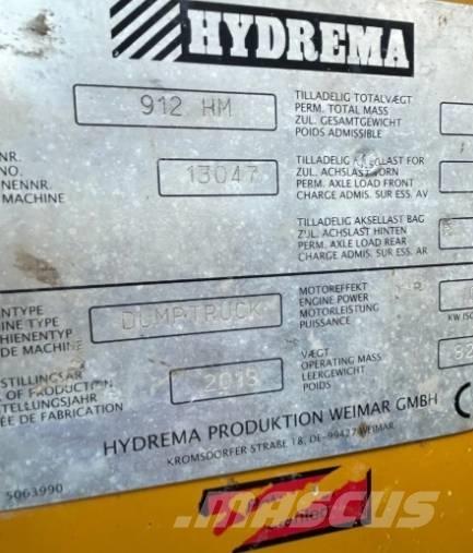 Hydrema 912 HM Зчленовані самоскиди