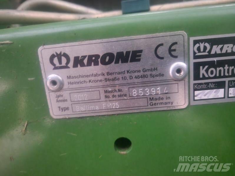 Krone Bellima F125 Рулонні прес-підбирачі