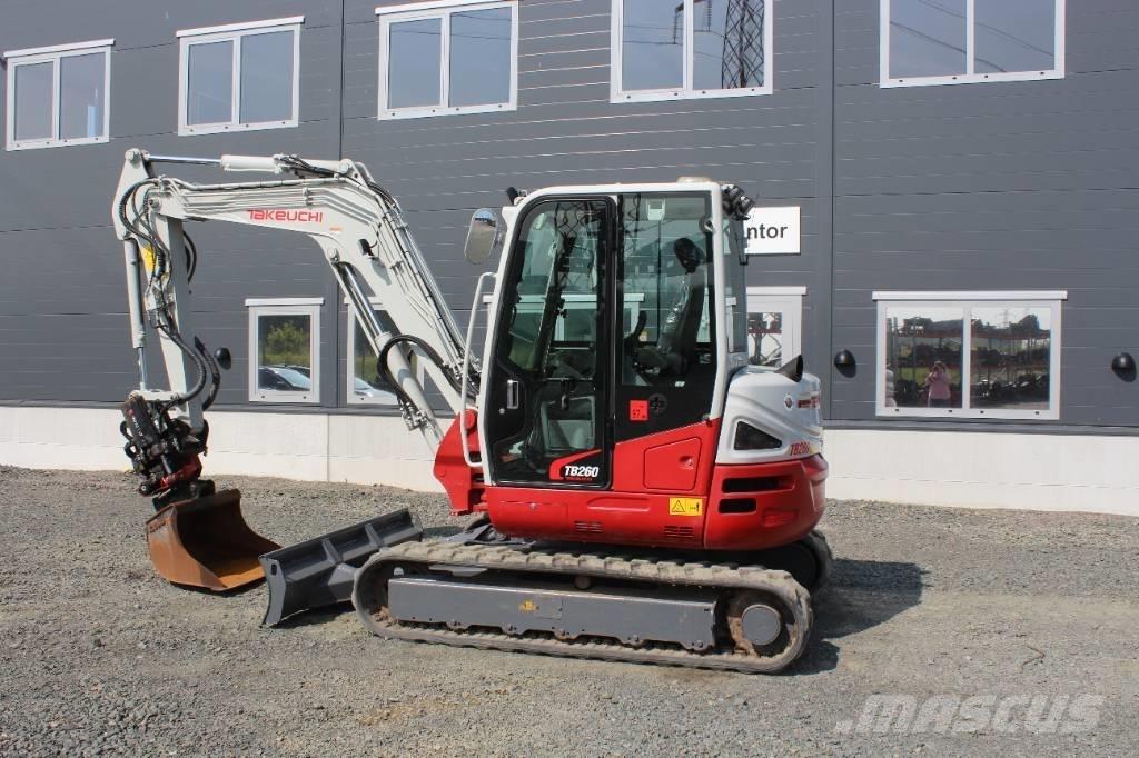 Takeuchi TB 260 Міні-екскаватори < 7т