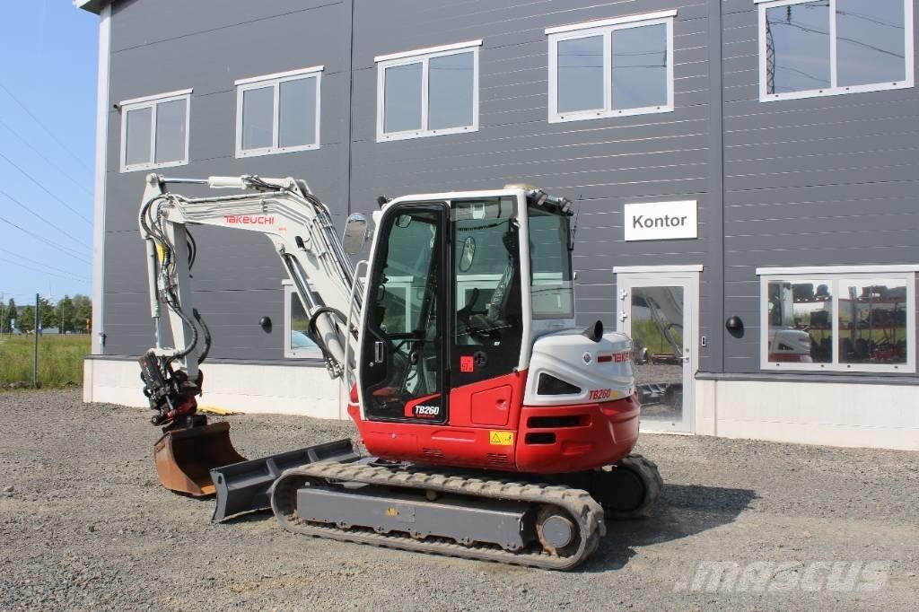 Takeuchi TB 260 Міні-екскаватори < 7т