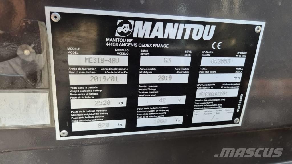 Manitou ME 318 Електронавантажувачі