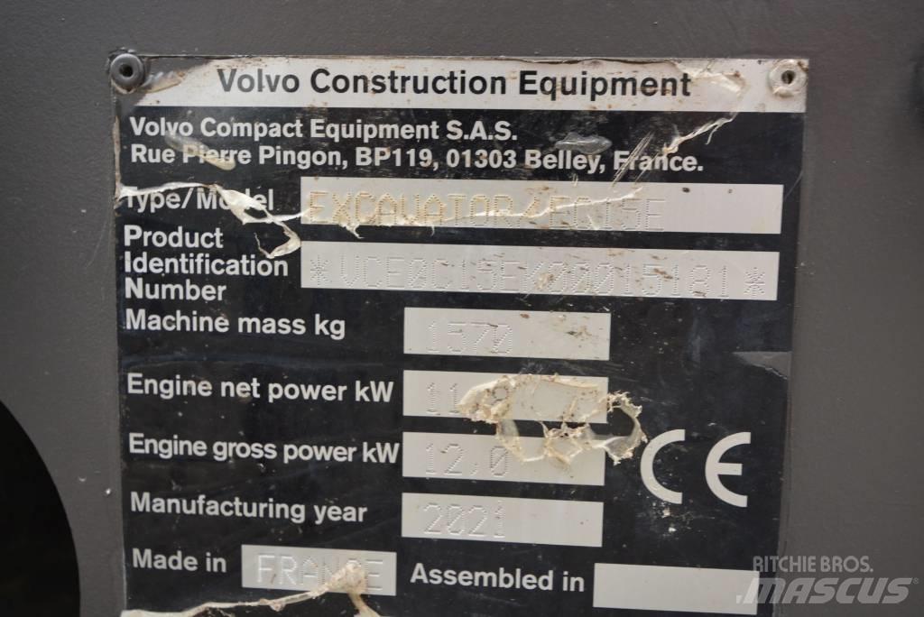 Volvo EC 15 E Міні-екскаватори < 7т
