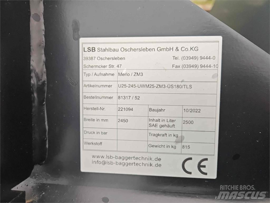 LSB U25-245 Запчастини та додаткове обладнання для фронтальних навантажувачів