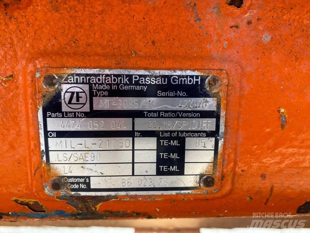 ZF MT-3085/DK Осі