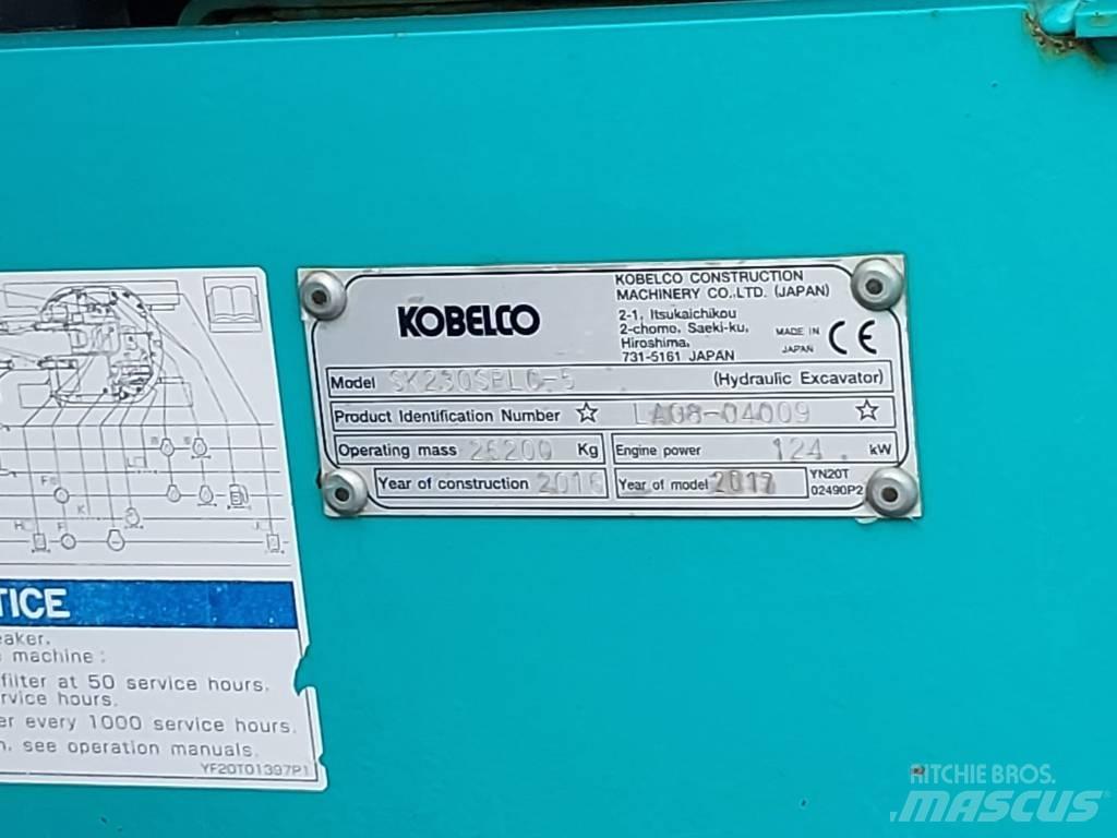 Kobelco SK230SRLC-5 Гусеничні екскаватори