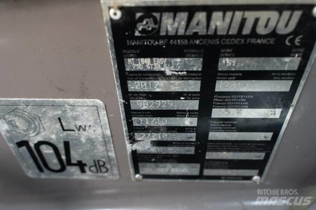 Manitou MT 1840 Телескопічні навантажувачі