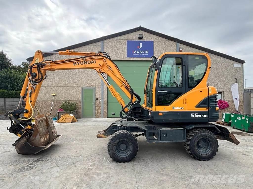 Hyundai R55W-9A Колісні екскаватори