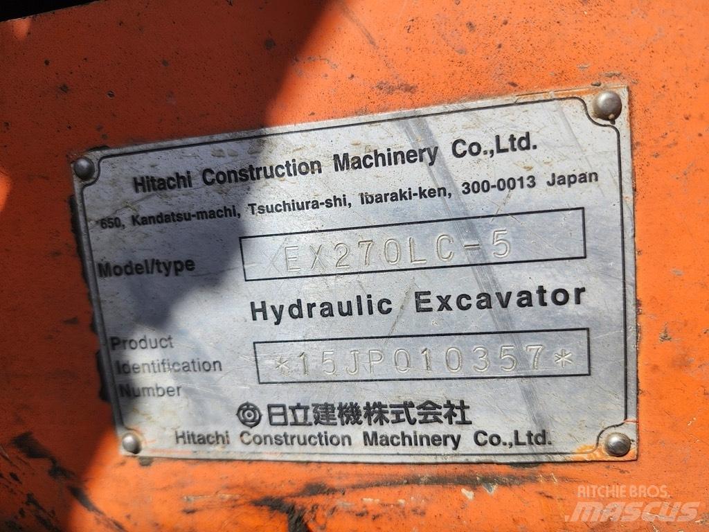 Hitachi EX 270 LC-5 Гусеничні екскаватори