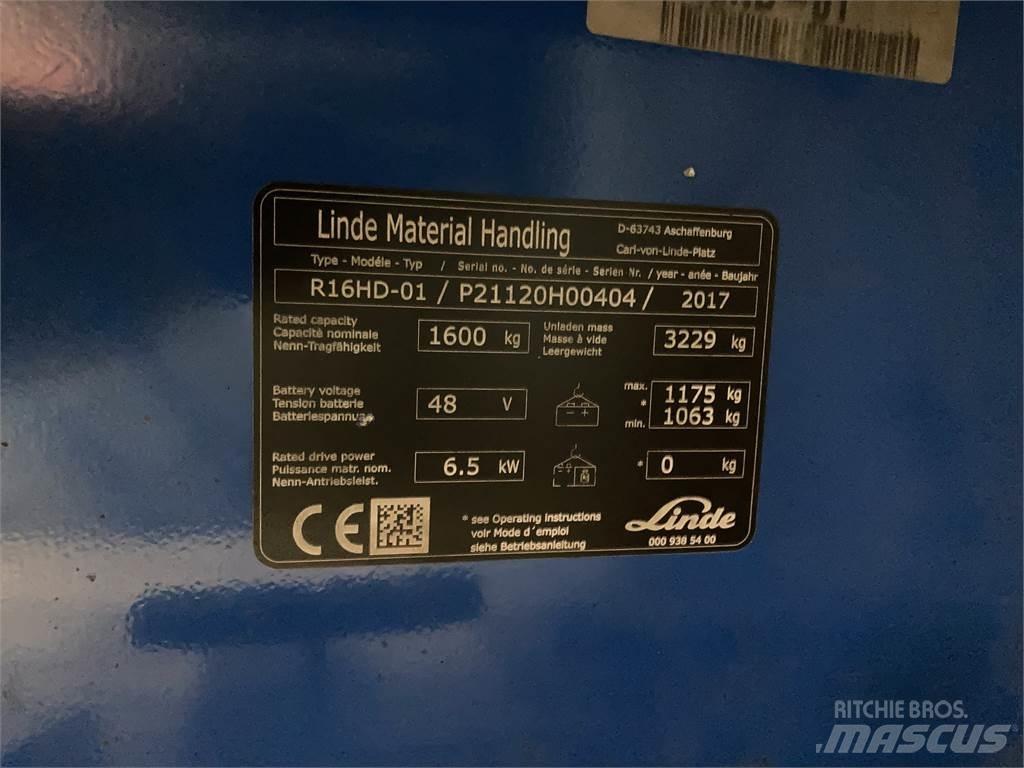 Linde R16HD Річ-трак із високим підйомом