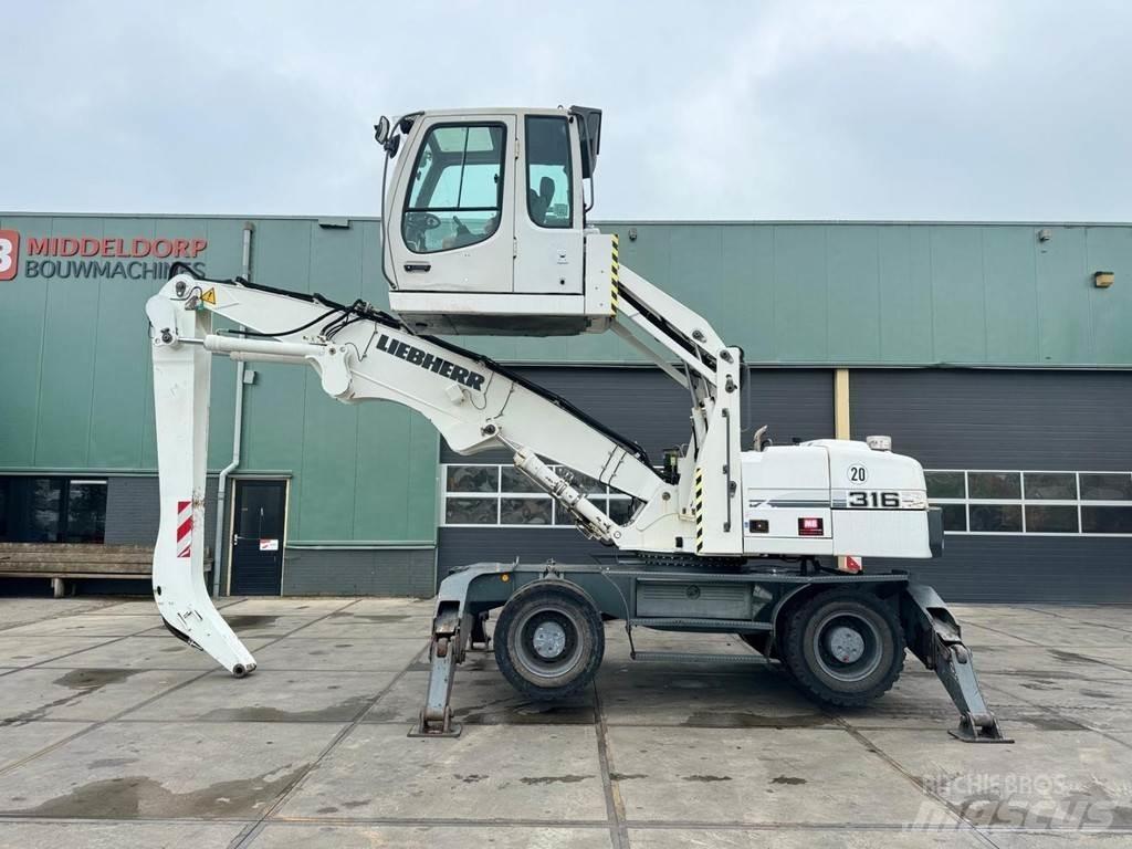 Liebherr A 316 Перевантажувачі металобрухту/промислові навантажувачі