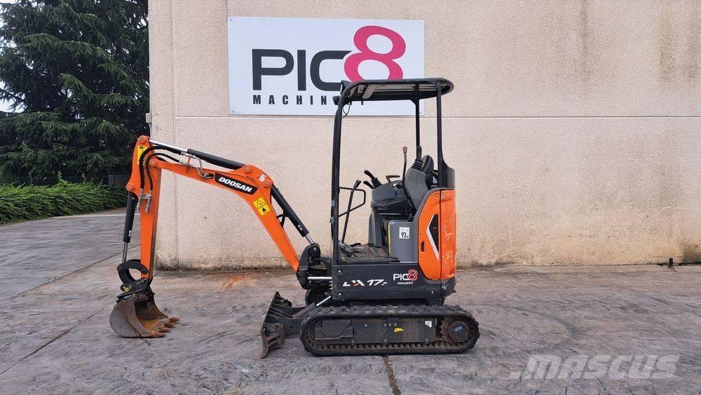 Doosan DX 17 Міні-екскаватори < 7т
