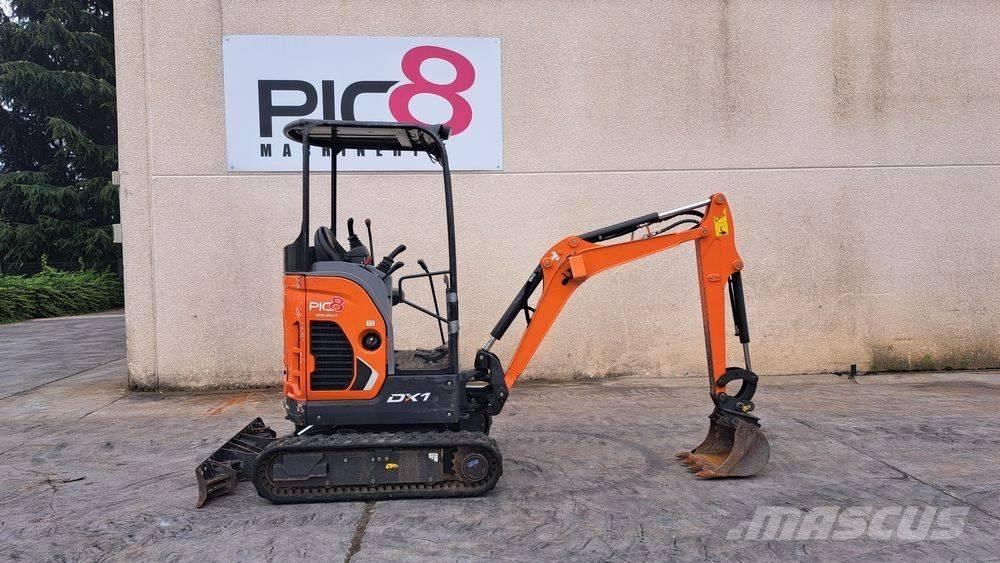 Doosan DX 17 Міні-екскаватори < 7т