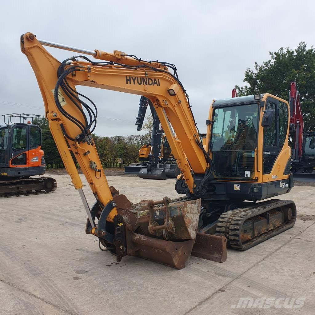 Hyundai R55 Міні-екскаватори < 7т