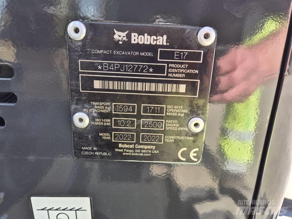 Bobcat E 17 Міні-екскаватори < 7т