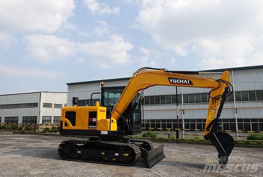 Yuchai YC80 PREMIUM Гусеничні екскаватори