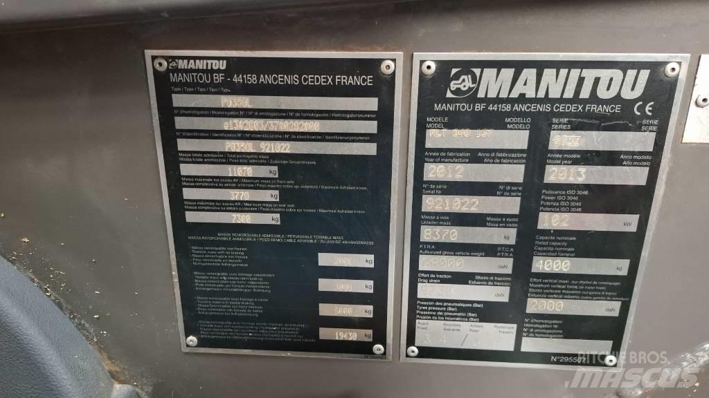 Manitou MLT 840-137 Телескопічні навантажувачі