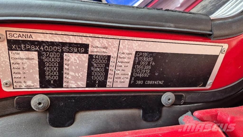 Scania p 380 автокрани
