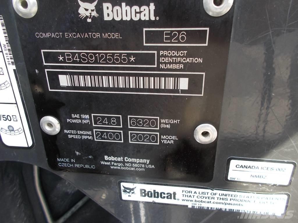 Bobcat E26GM Міні-екскаватори < 7т