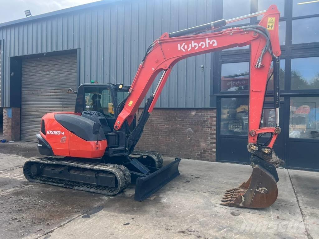 Kubota KX 080-4 Міні-екскаватори < 7т