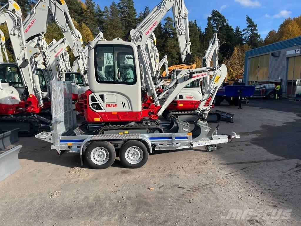 Takeuchi TB 216 Міні-екскаватори < 7т