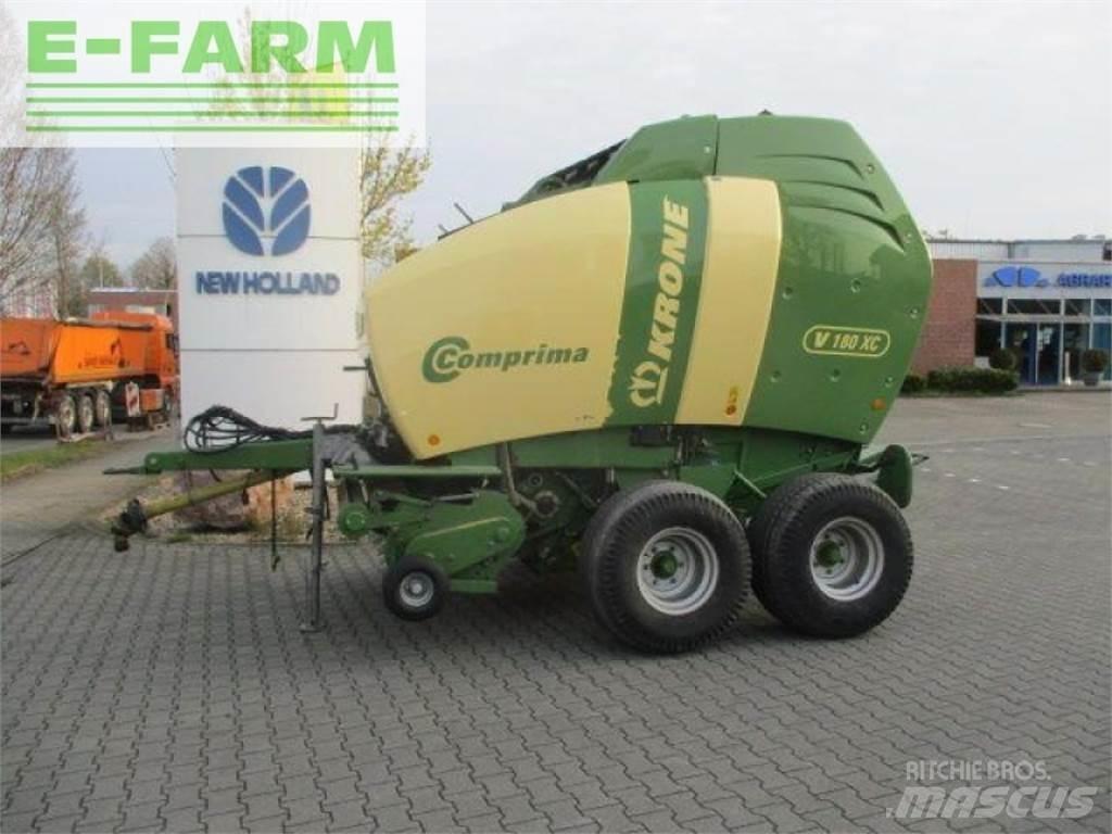 Krone v180 xc Тюкові прес-підбирачі