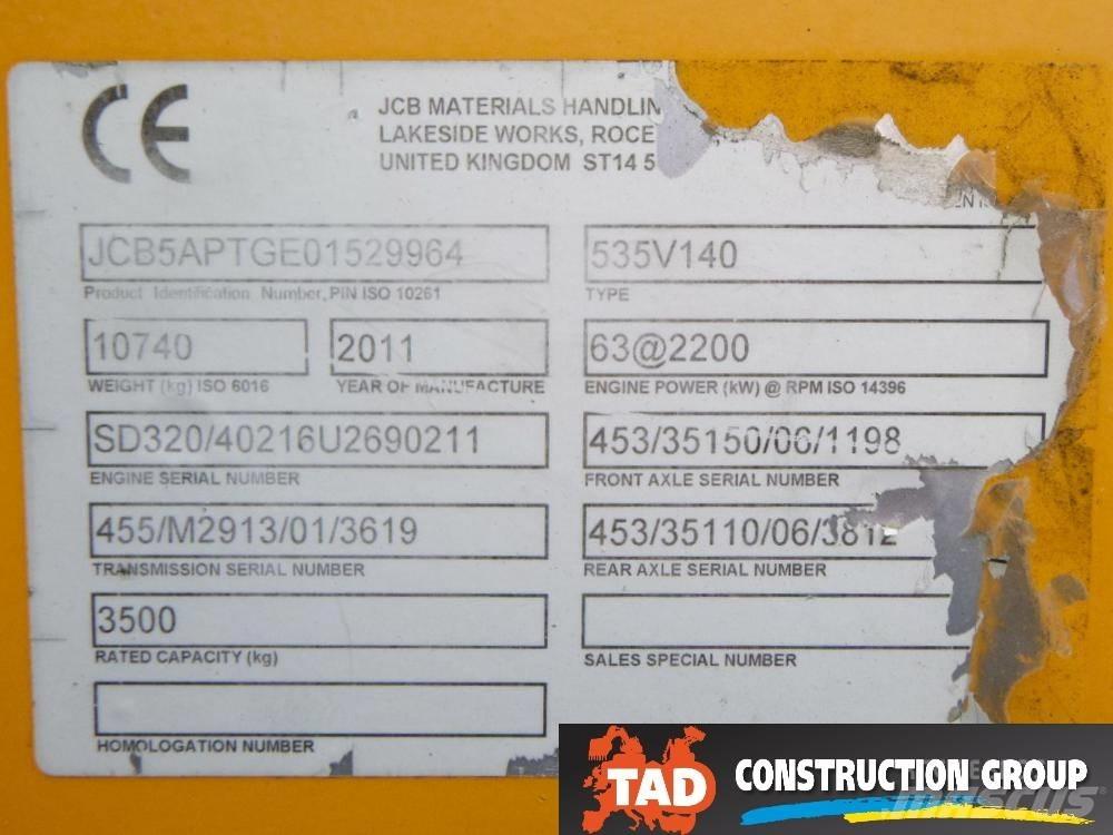 JCB 535-140 Hiviz Телескопічні навантажувачі