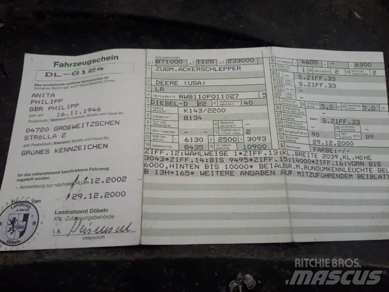 John Deere 8110 Трактори