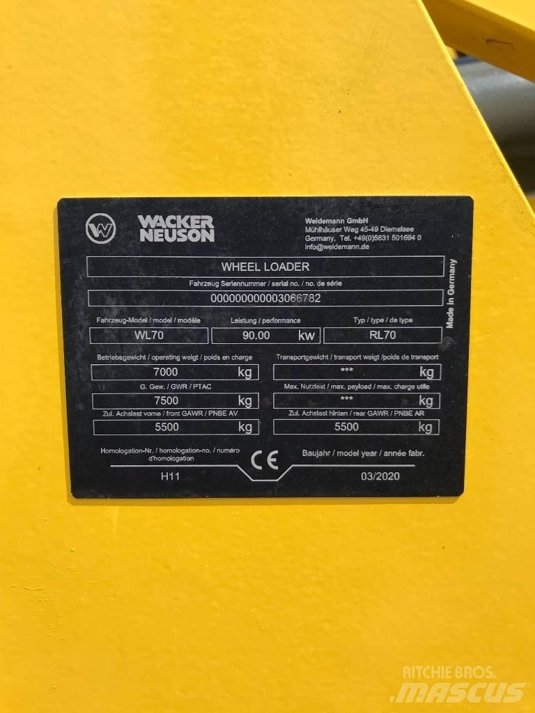 Wacker Neuson WL70 Фронтальні навантажувачі
