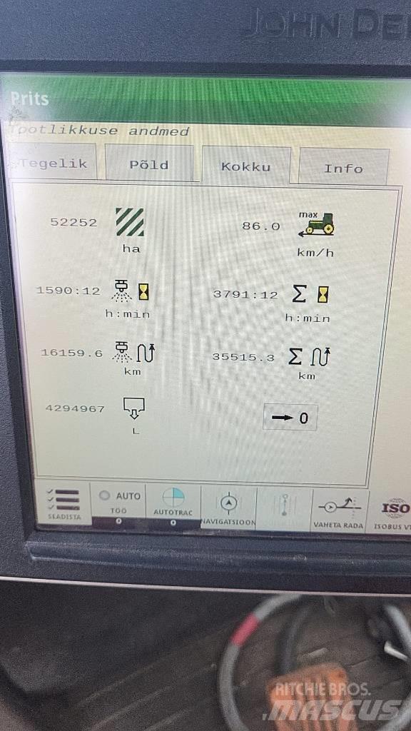 John Deere 962 i Причіпні обприскувачі