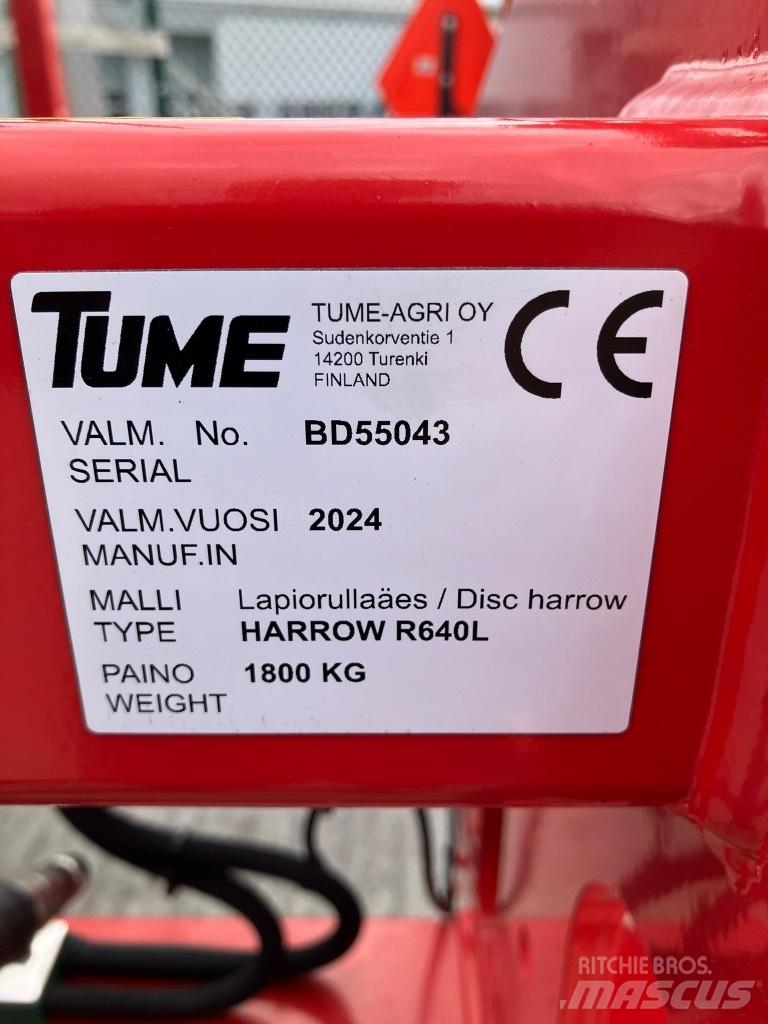 Tume Harrow R640L Борони