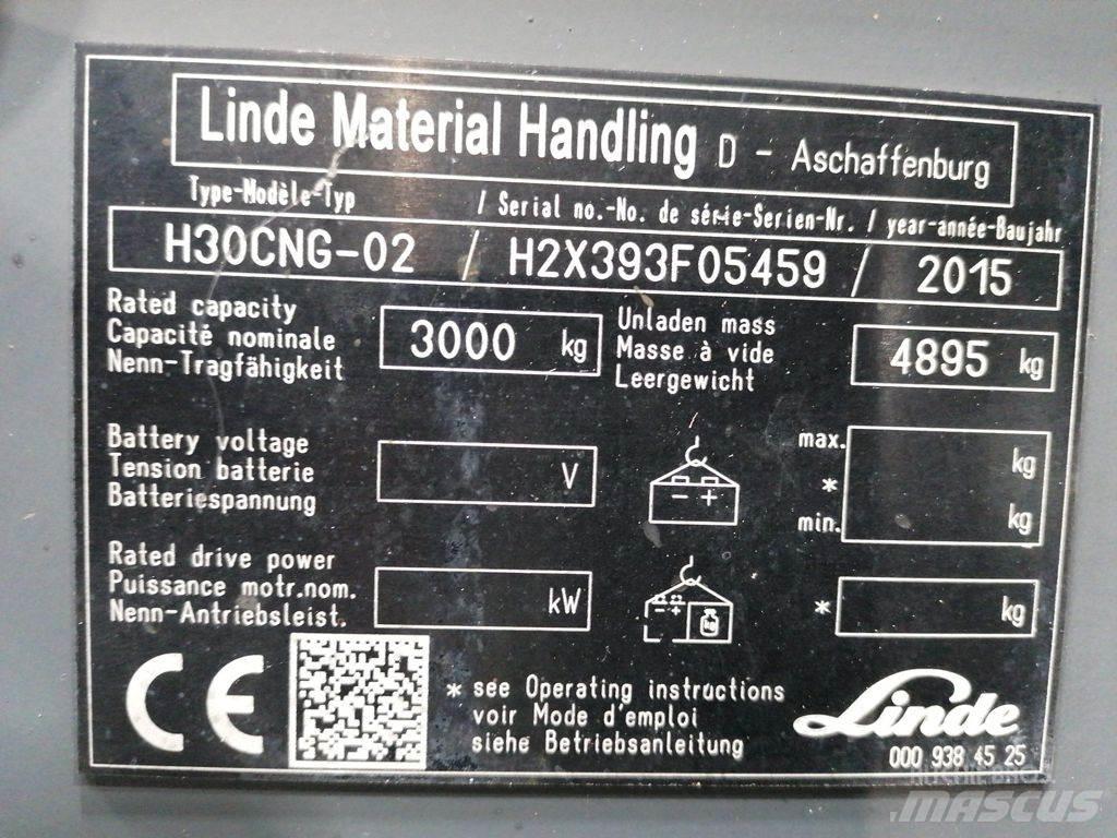 Linde H30T-02 Газові навантажувачі