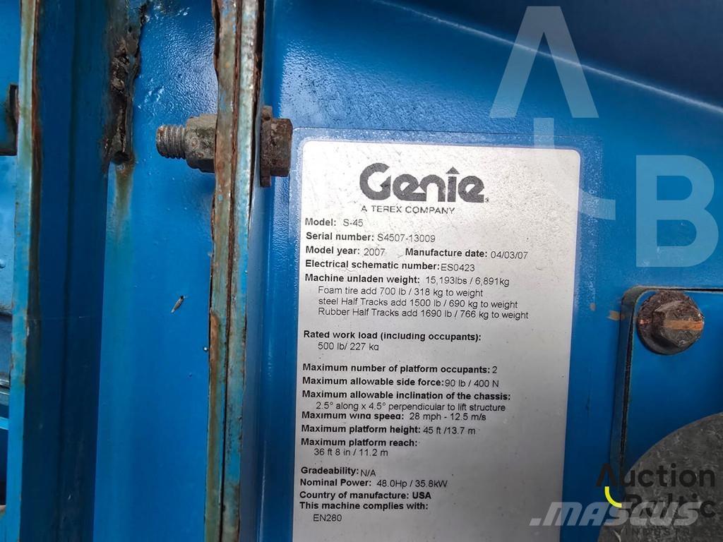 Genie S 45 Колінчаті підйомники