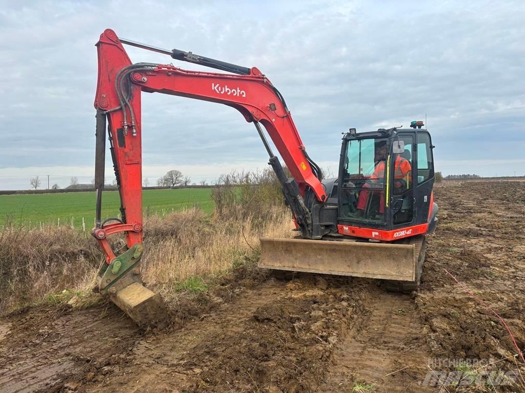 Kubota KX 80-4 Середні екскаватори 7т. - 12т.