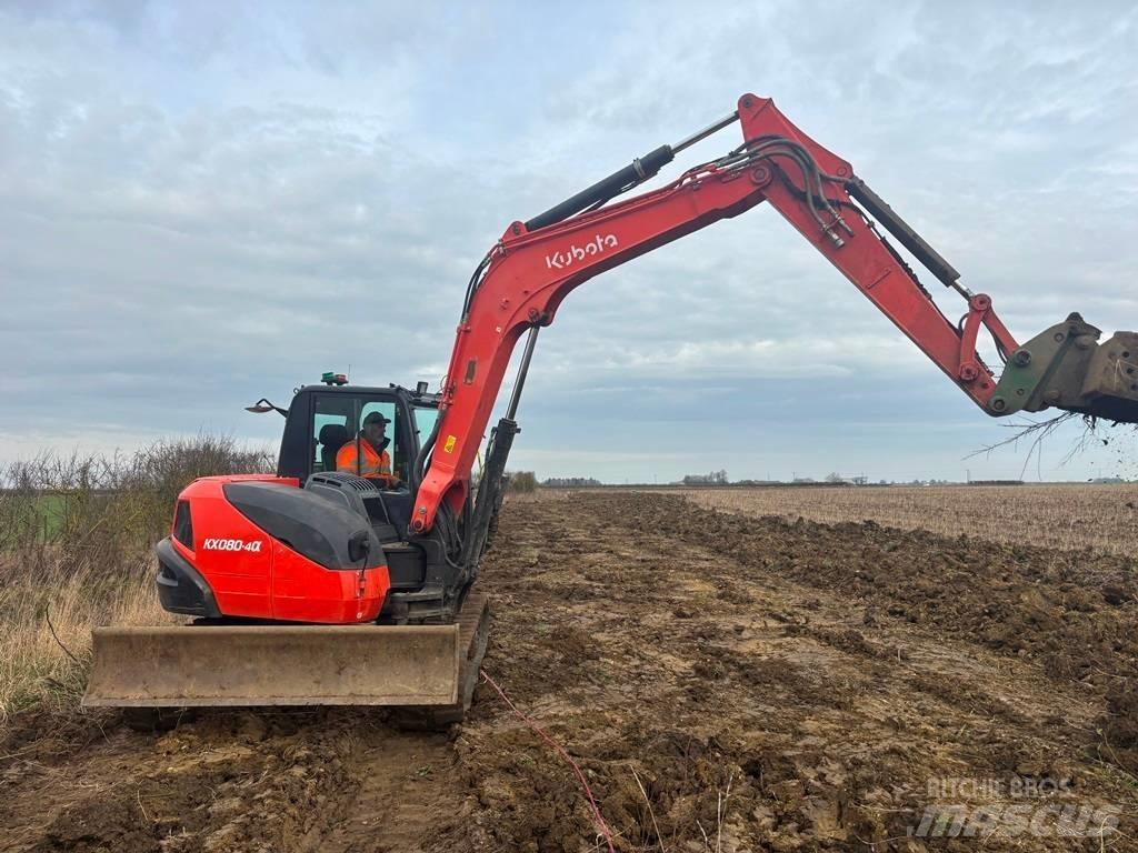 Kubota KX 80-4 Середні екскаватори 7т. - 12т.