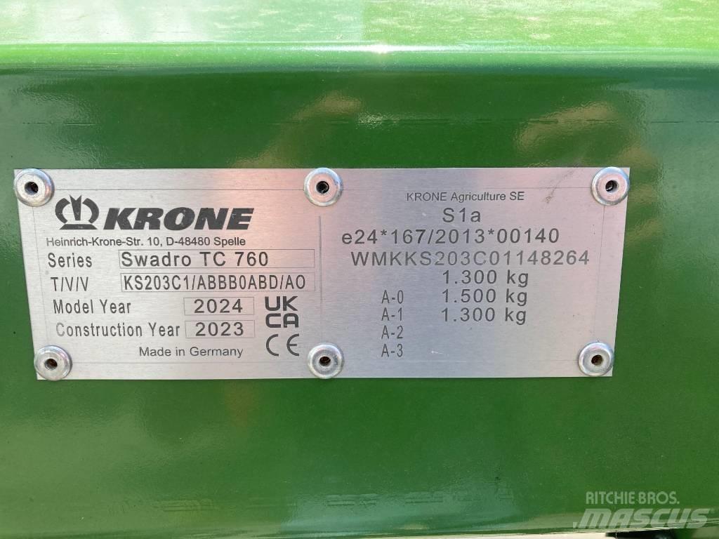 Krone Swadro TC 760 Рядкові жатки