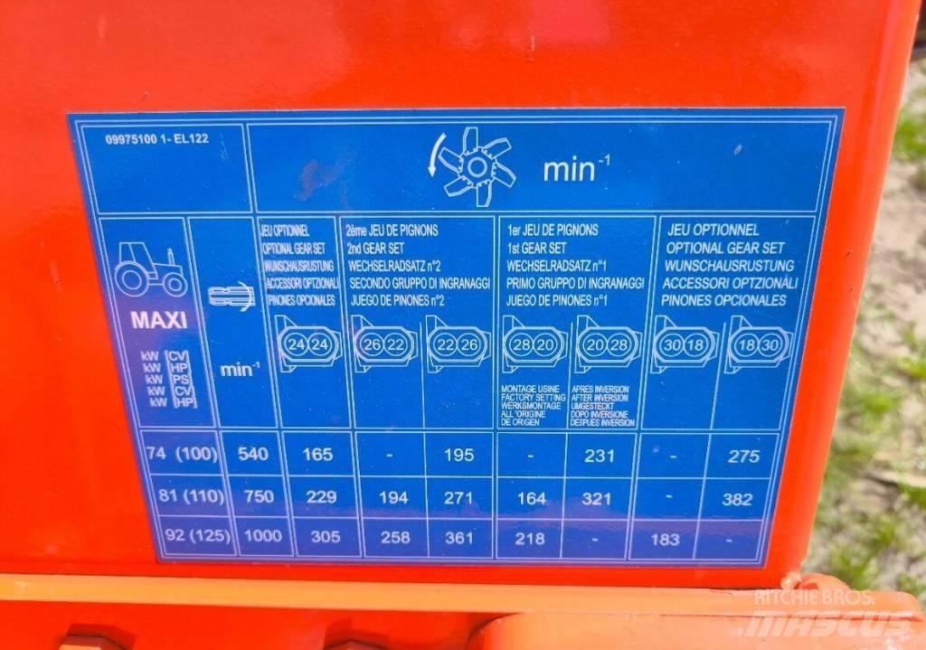 Kuhn EL 122-250 Поглинальні борони / грунтові фрези
