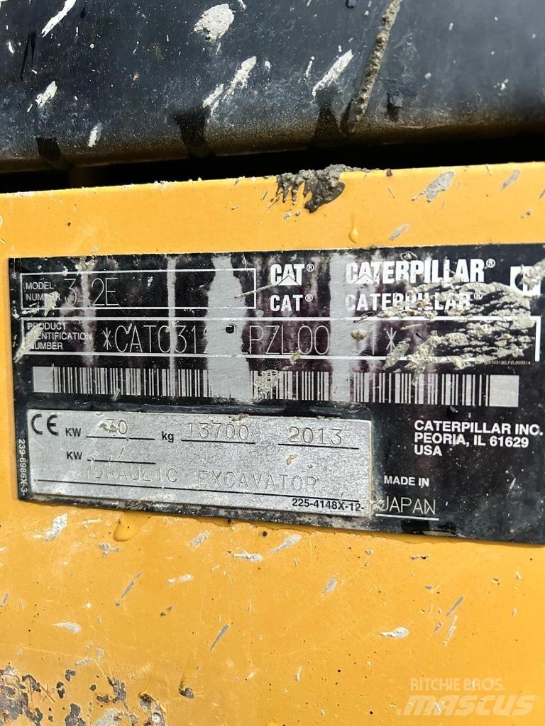 CAT 312 E Гусеничні екскаватори