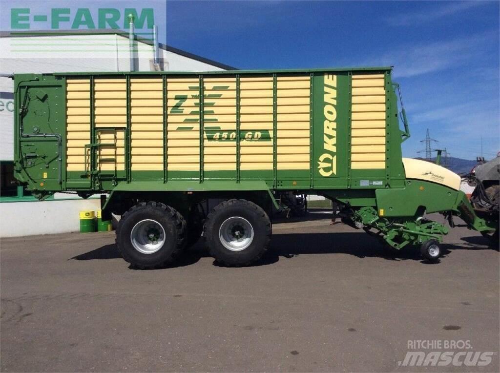 Krone zx 450 gd Причепи перевантажувачі зерна