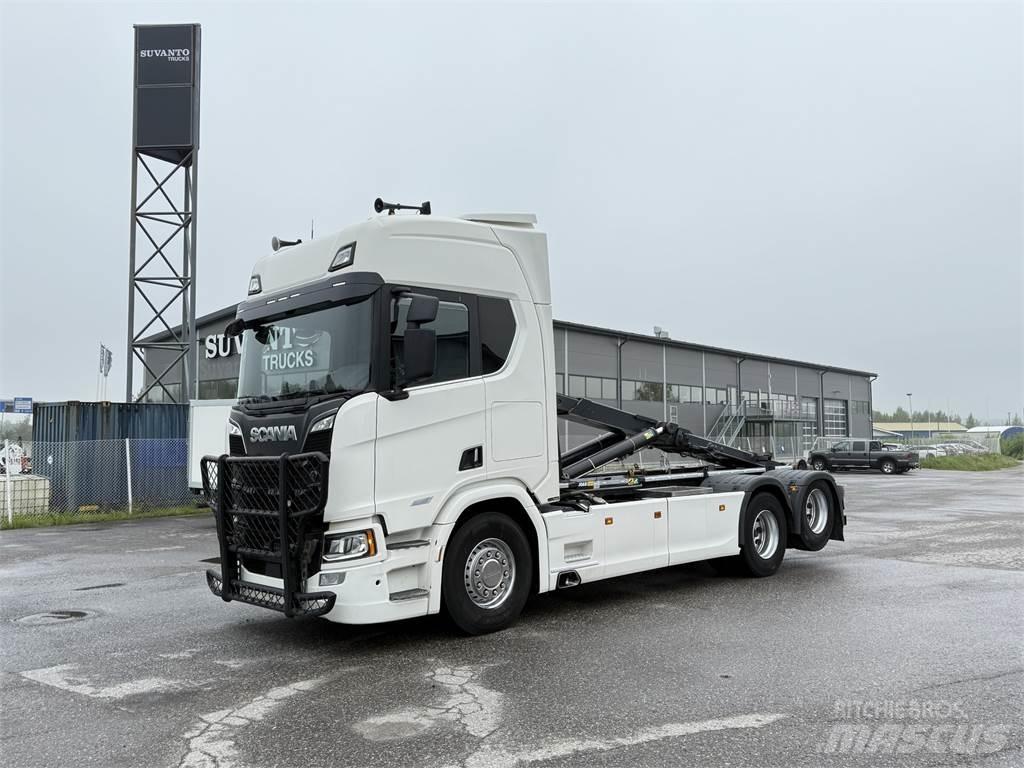 Scania R650 6X2 Вантажівки з гаковим підйомом