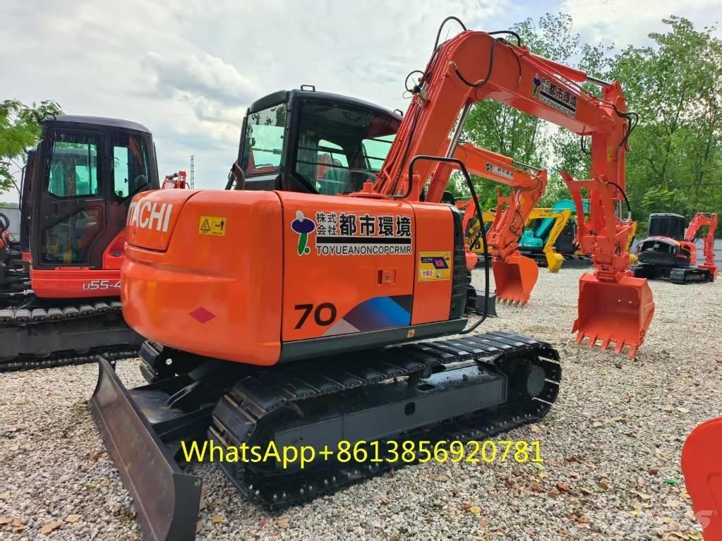 Hitachi ZX 70 Міні-екскаватори < 7т