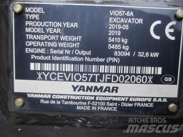 Yanmar Vio 57 Міні-екскаватори < 7т