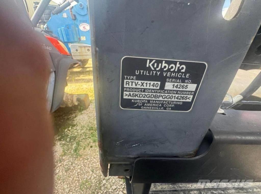 Kubota RTV-X 1140 Підсобні машини