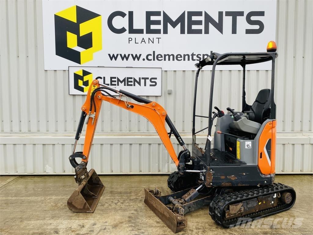 Doosan DX17Z Міні-екскаватори < 7т