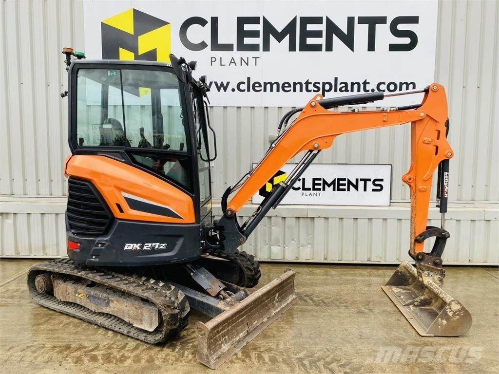 Doosan DX27Z Міні-екскаватори < 7т