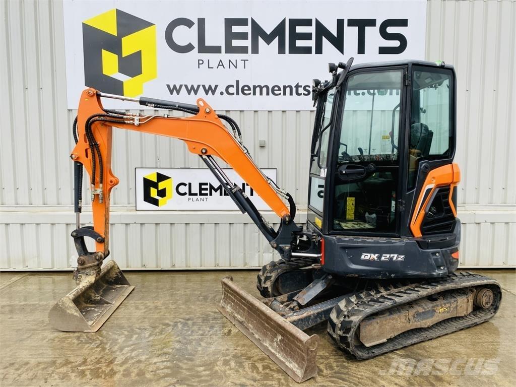 Doosan DX27Z Міні-екскаватори < 7т