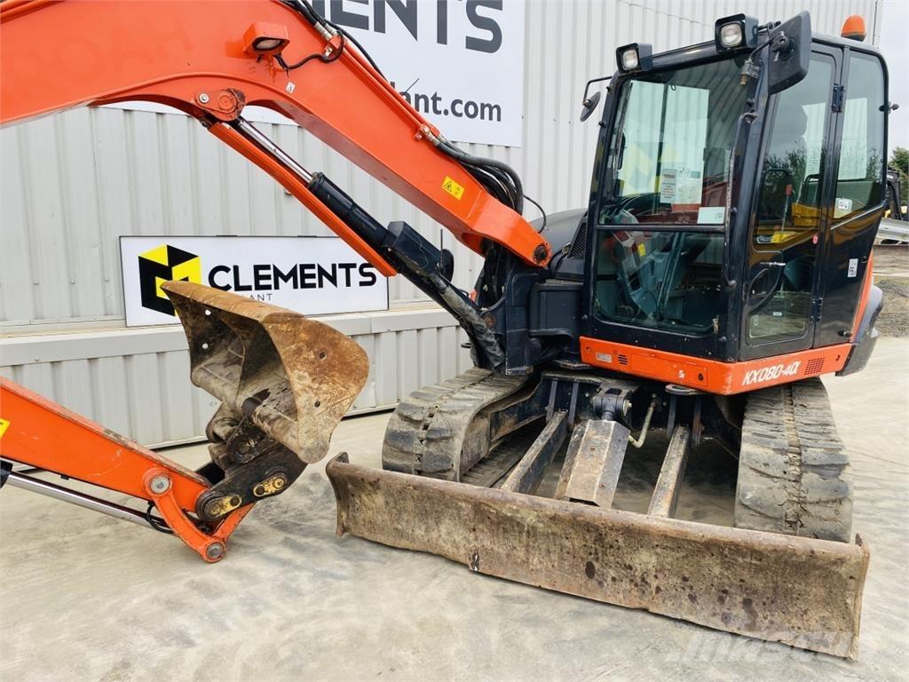 Kubota KX080-4a Середні екскаватори 7т. - 12т.