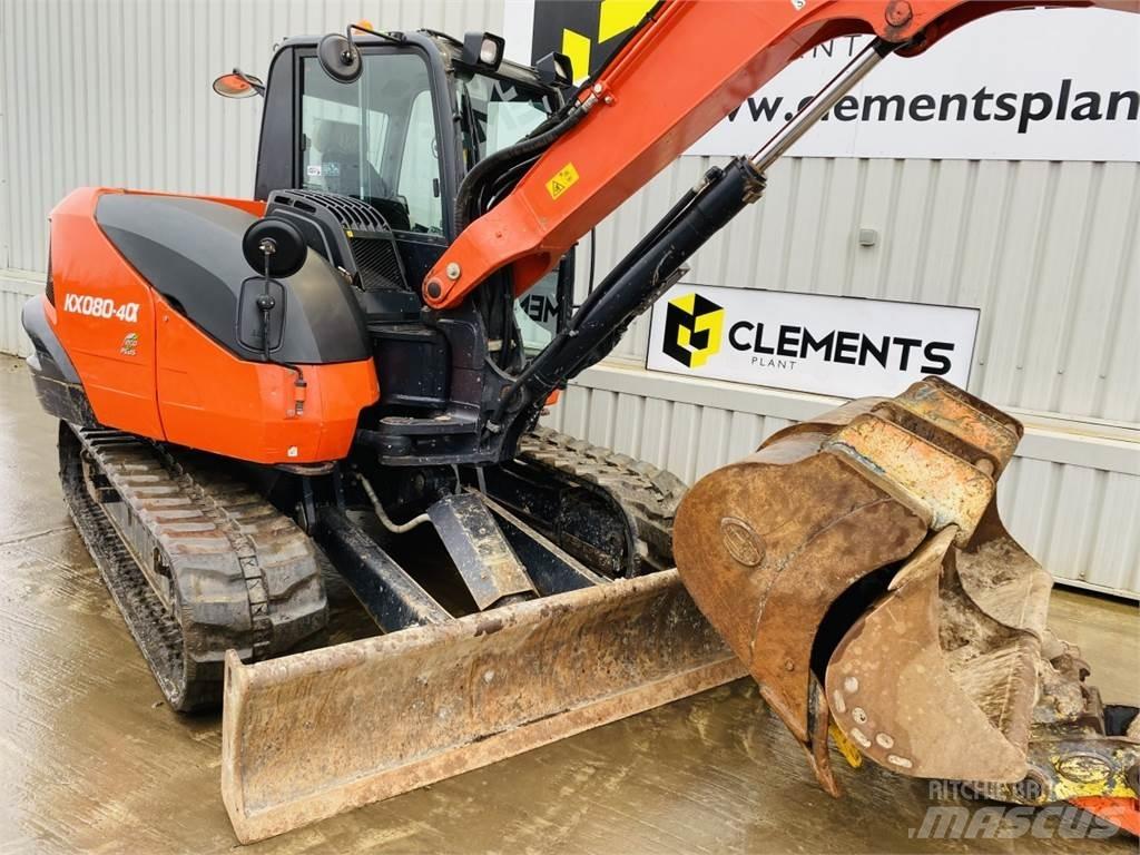Kubota KX080-4a Середні екскаватори 7т. - 12т.