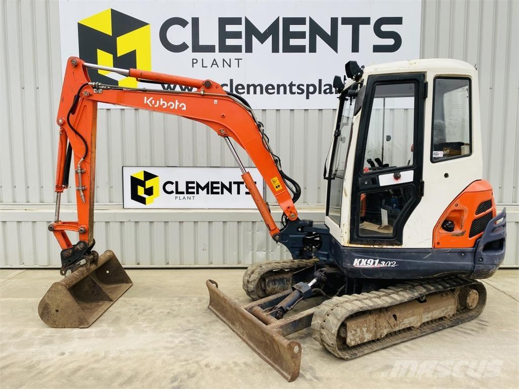 Kubota KX91-3a2 Міні-екскаватори < 7т