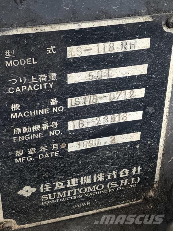Sumitomo LS-118RH Гусеничні крани