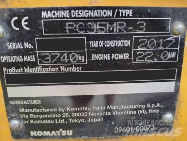 Komatsu PC 35 MR-3 Міні-екскаватори < 7т